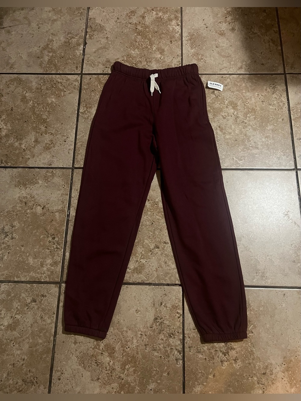 Old Navy Kids Maroon Drawstring Joggers